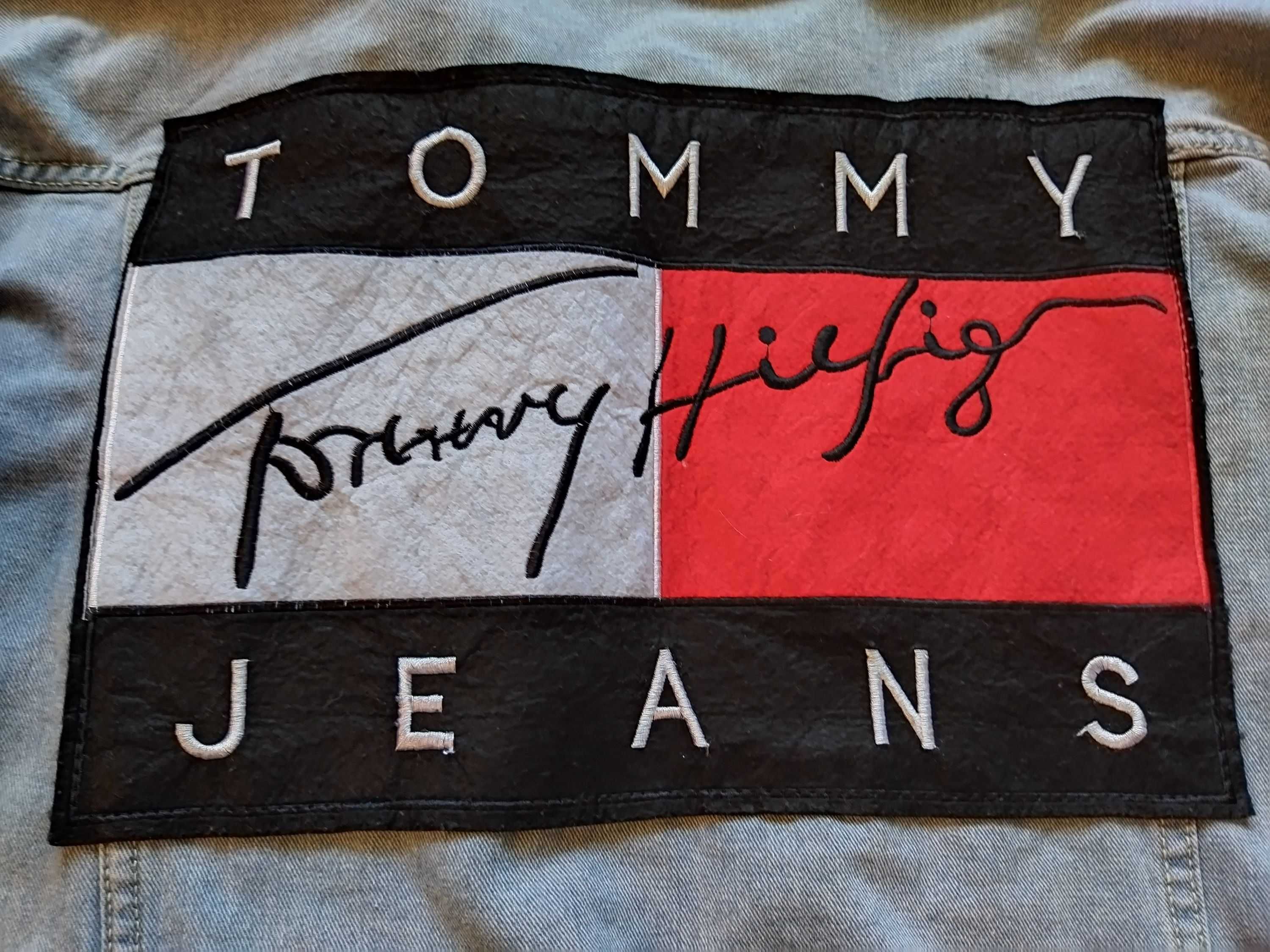Куртка джинсовая Tommy Hilfiger,с вышивкой,винтаж,новая,р-р 50