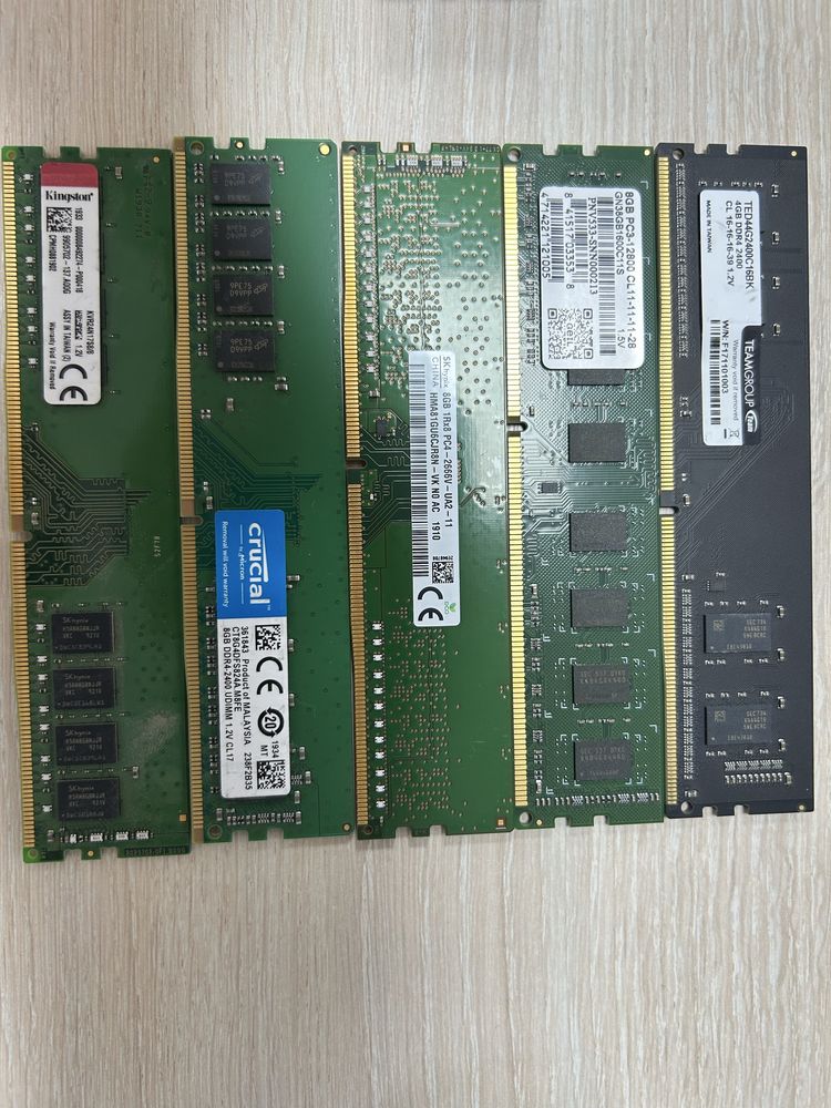 Продам озу 4GB  и 8 Gb