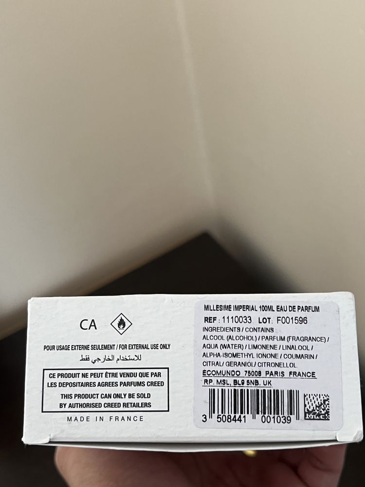 Продам CREED Millesime Imperial 100 ml