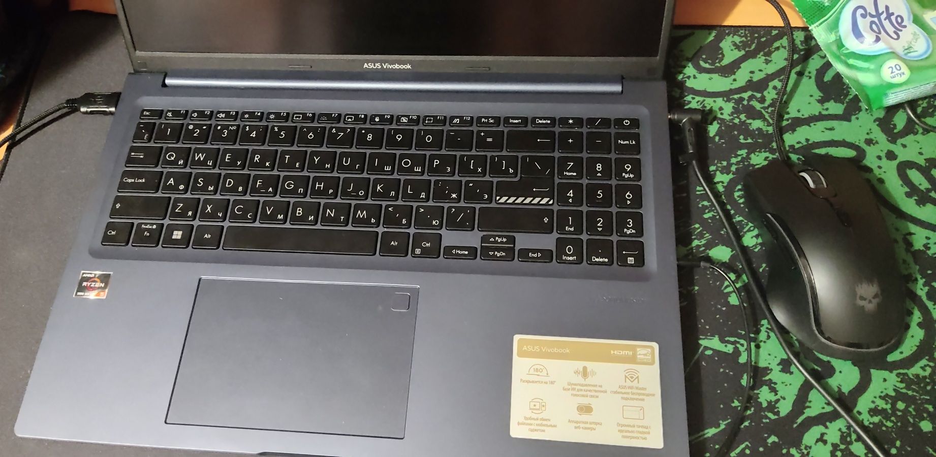 Ноутбук Asus новый с гарантией )