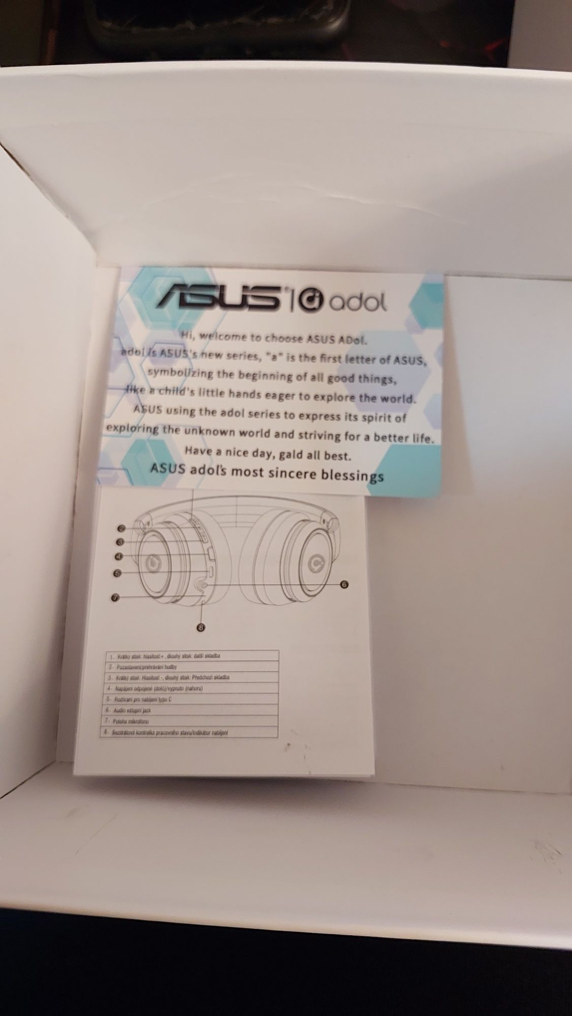 Новые бесппрводные наушники ASUS
