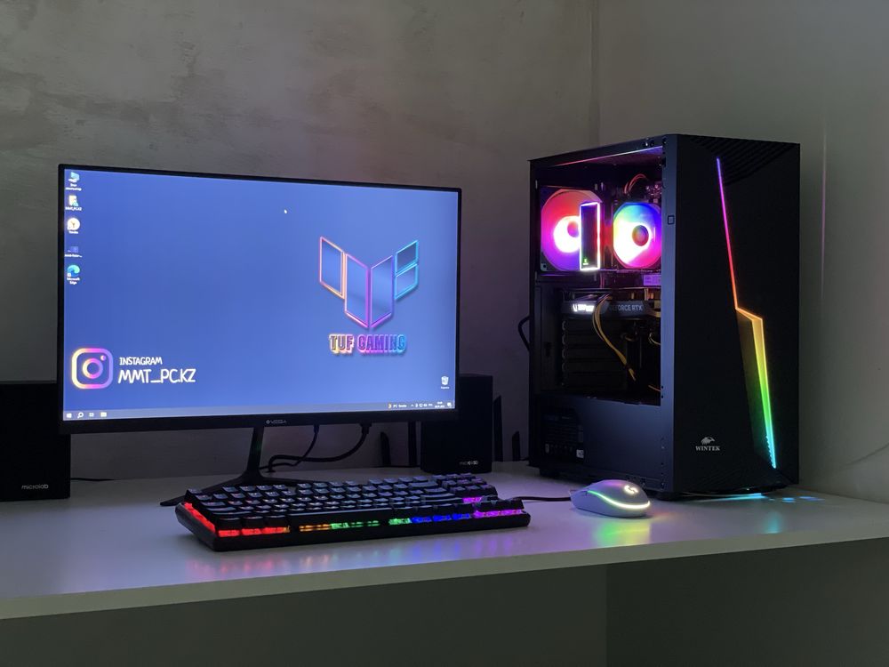 Топовый игровой компьютер для стрима полный комплект