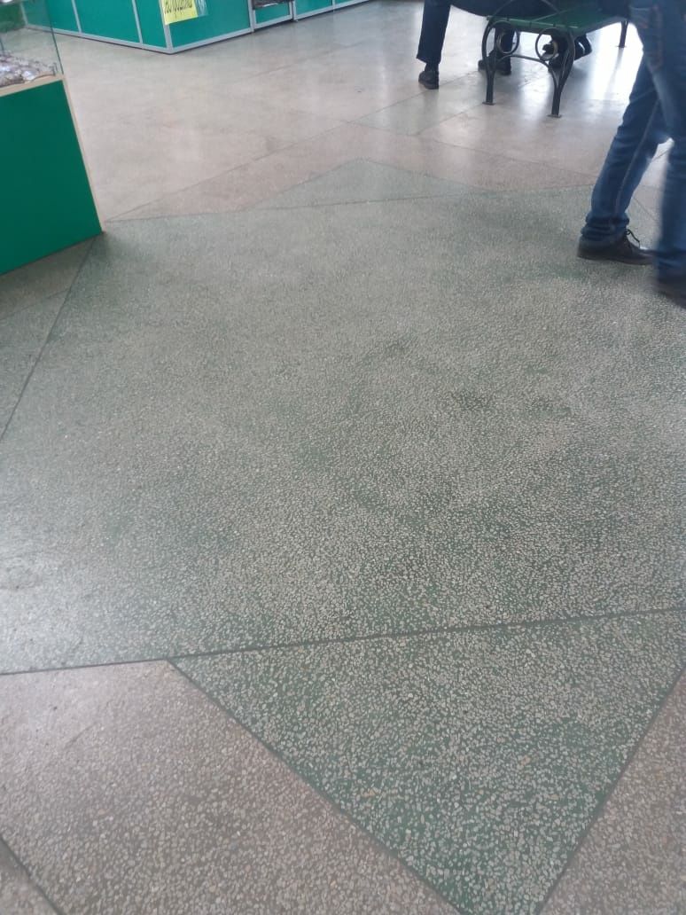 Полы из мраморной крошки