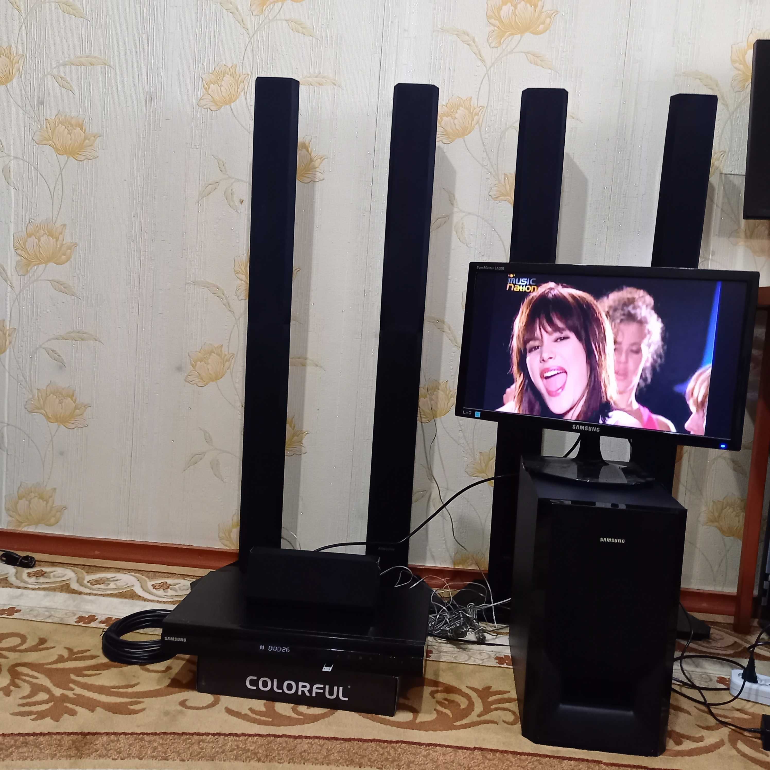 Мощный Домашний кинотеатр Samsung HT-F455k, 5-каналов+саббуфер.