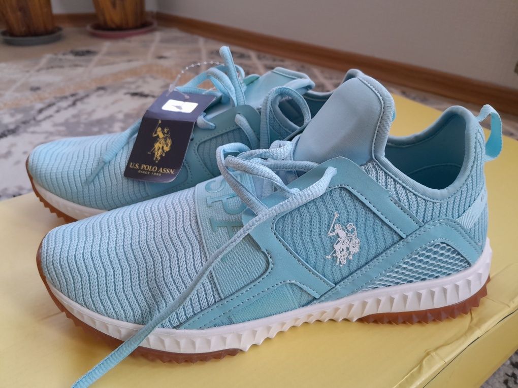 Лоферы US. POLO ASSN. 100% оригинал! 41 размер 27 см