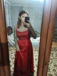 платье женское крассное