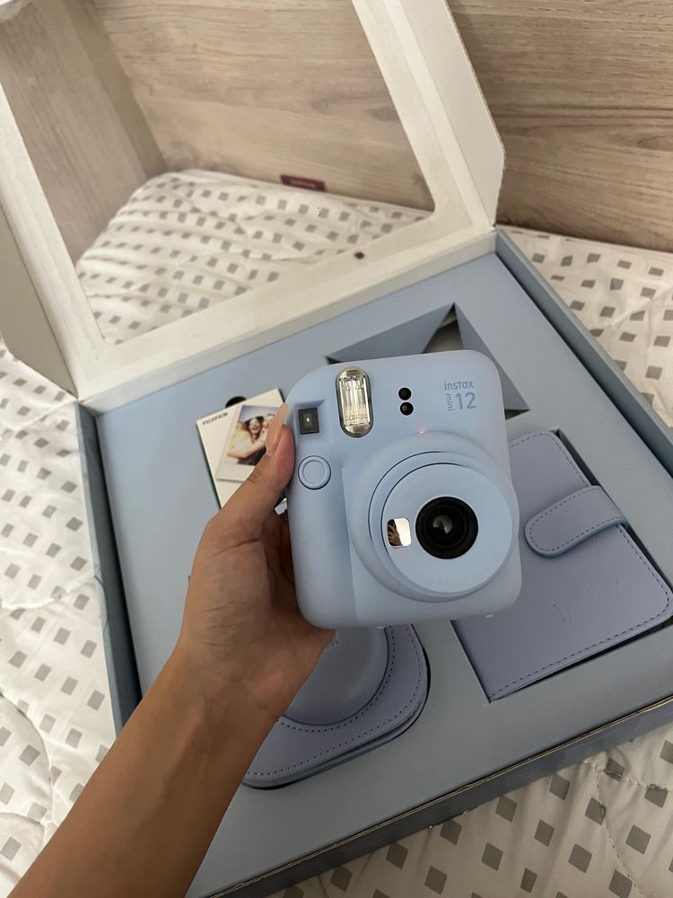 instax mini 12 голубой | instant Camera
