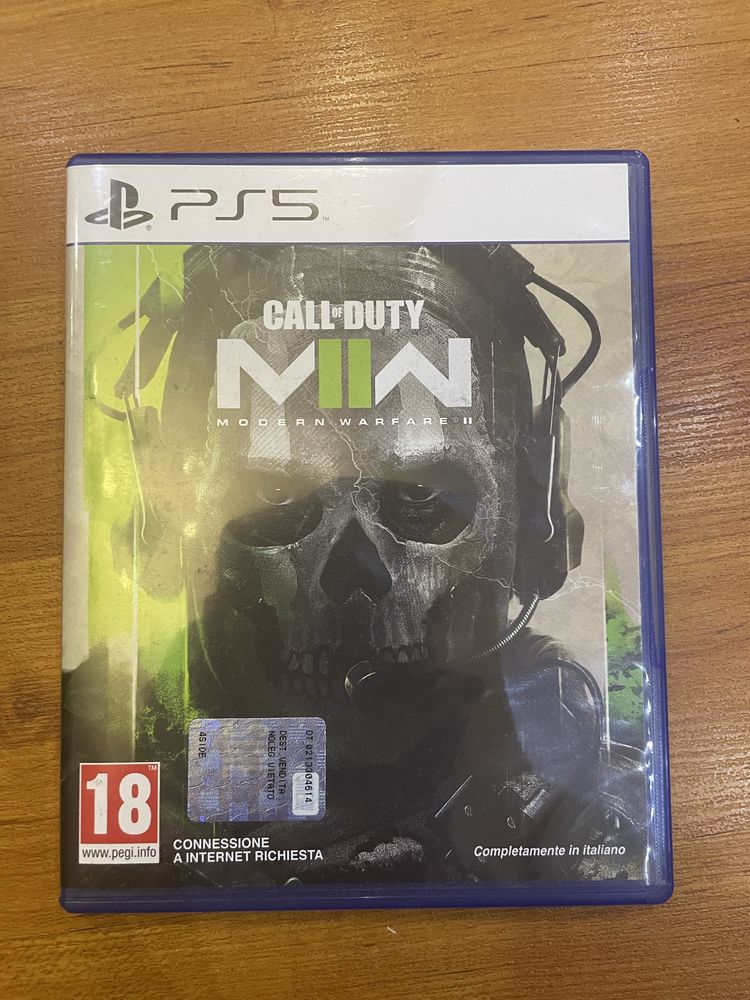 Диск call of duty mw2 ps5