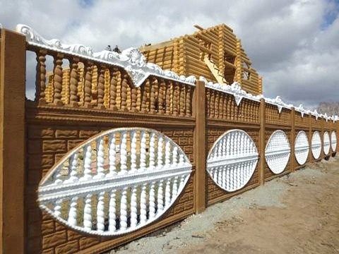 Изготовление еврозабор декоративный железобетонный забор ограждения