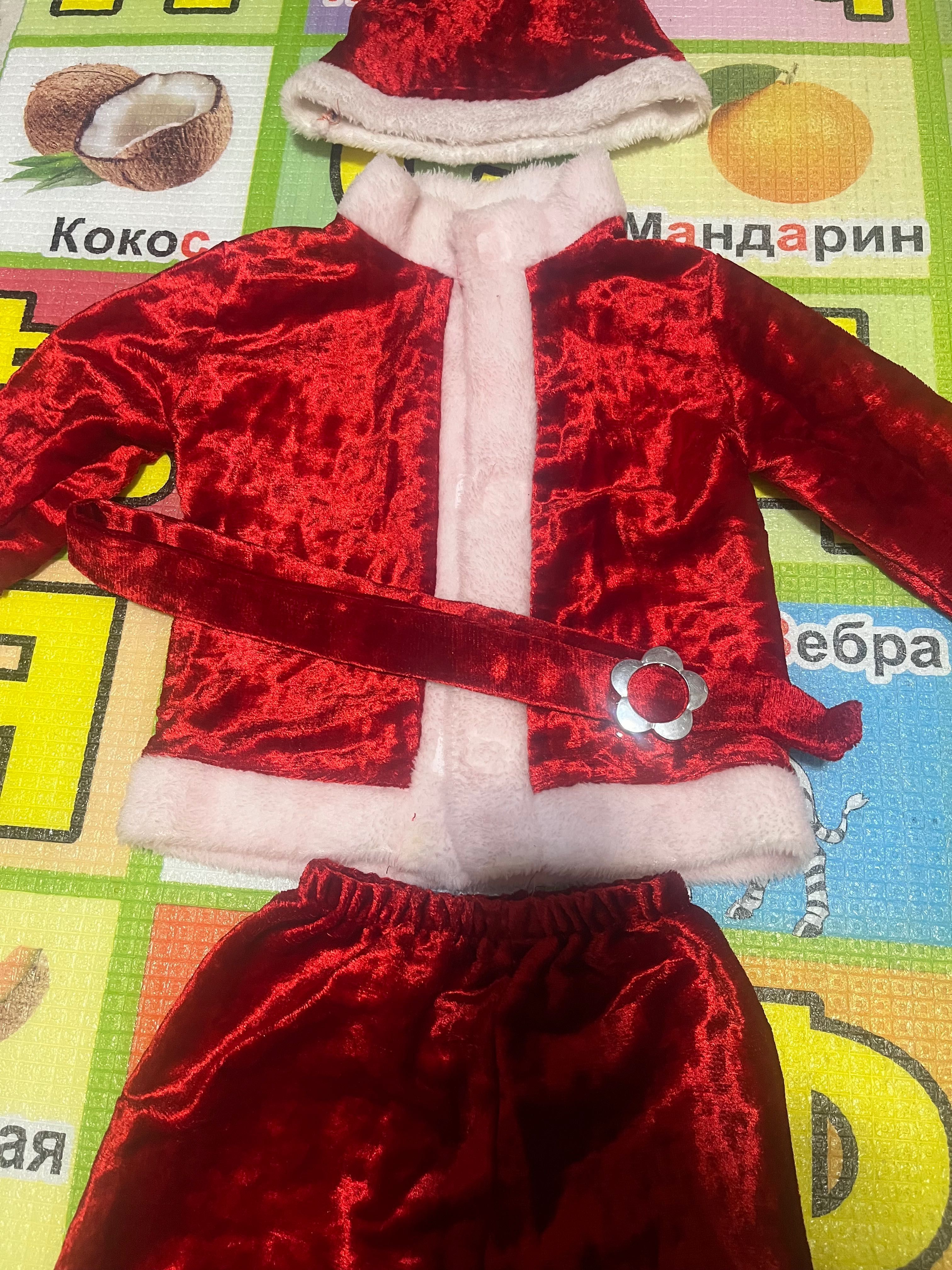 Новогодний костюм гномика и деда мороза