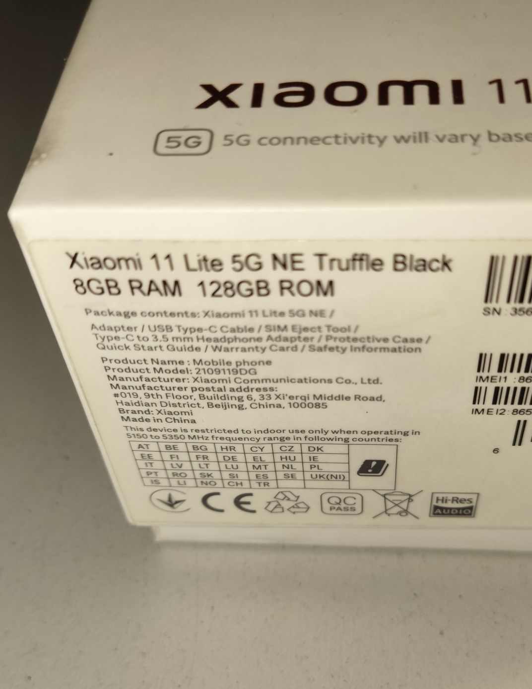 Смартфон xiaomi 11 lite 5G 128gb/8gb