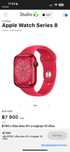 Apple watch series 8 product Red ceramic 41 mm