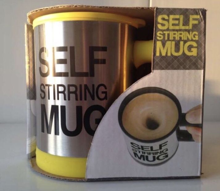 Отличный Подарок для Вас и Ваших Друзей! Кружка-Самомешалка SELF MUG