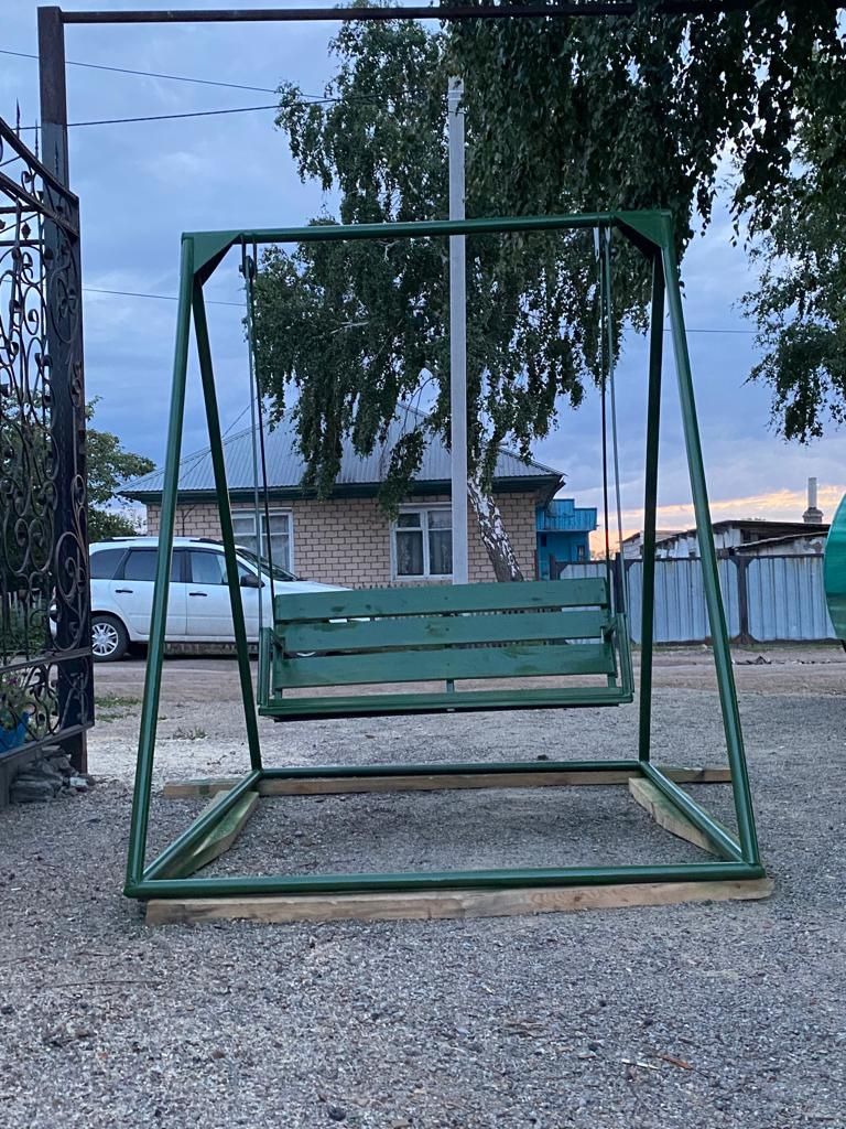 Качели, лавочки беседки