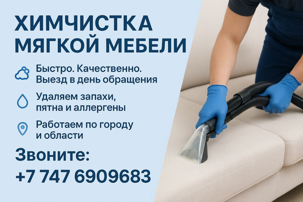 Професиональный Химчистка мебели