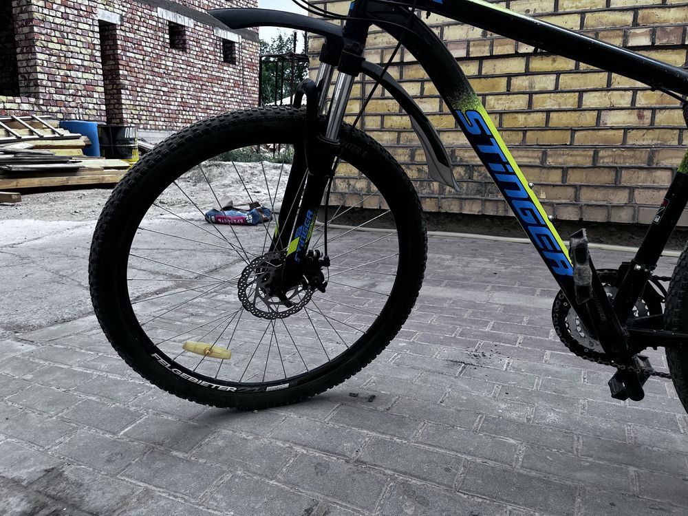 Горный велик (stinger EVO 2021г.).Как новый,все работает