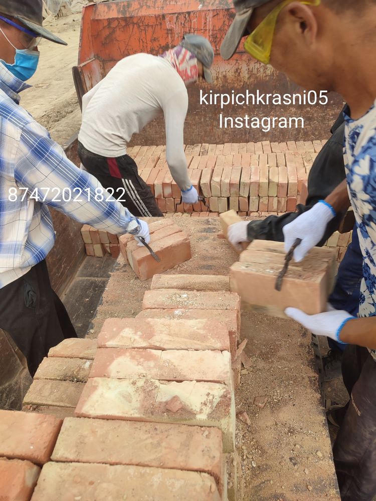 Кирпичи Красный кирпич жжёный в доставка кирпич