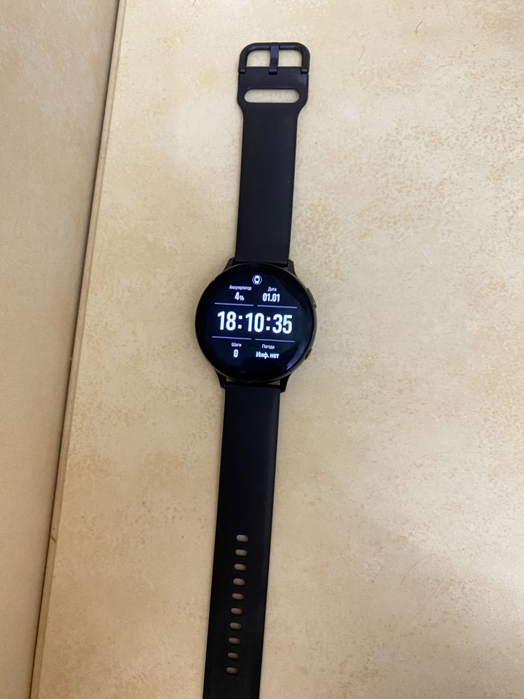 Смарт Часы Samsung Galaxy Watch Active 2,44mm Aluminium Aqua Black