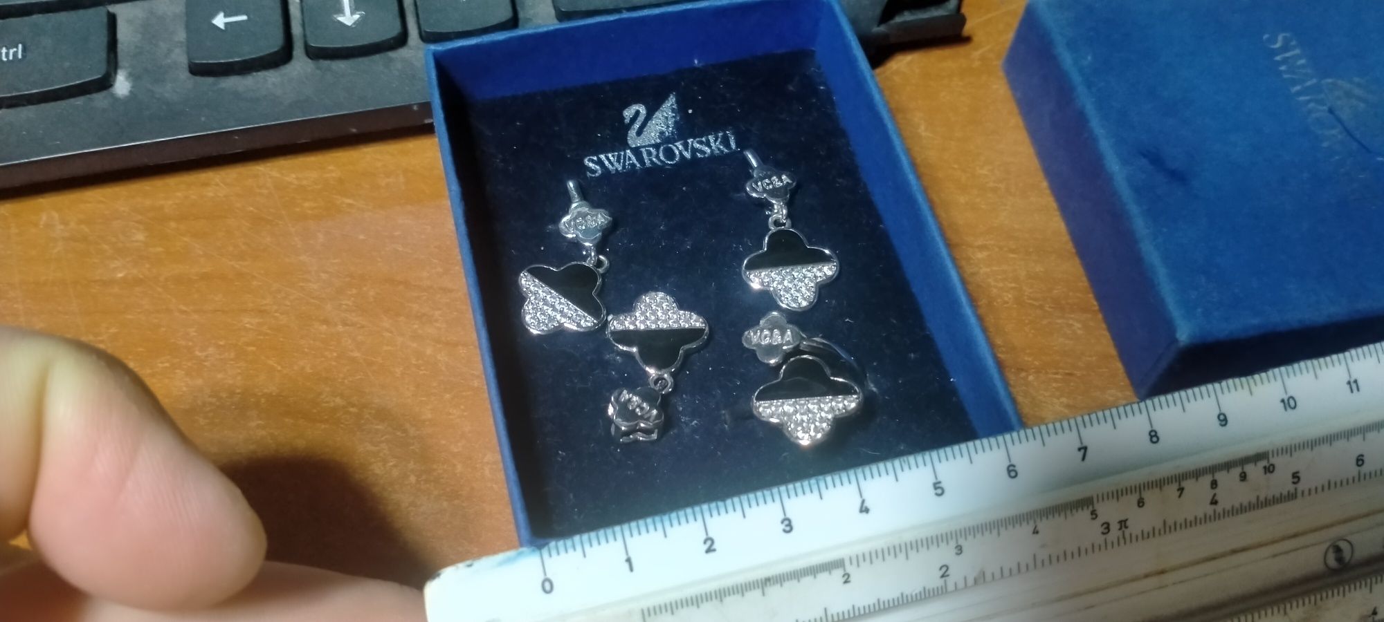 Серебряный набор.