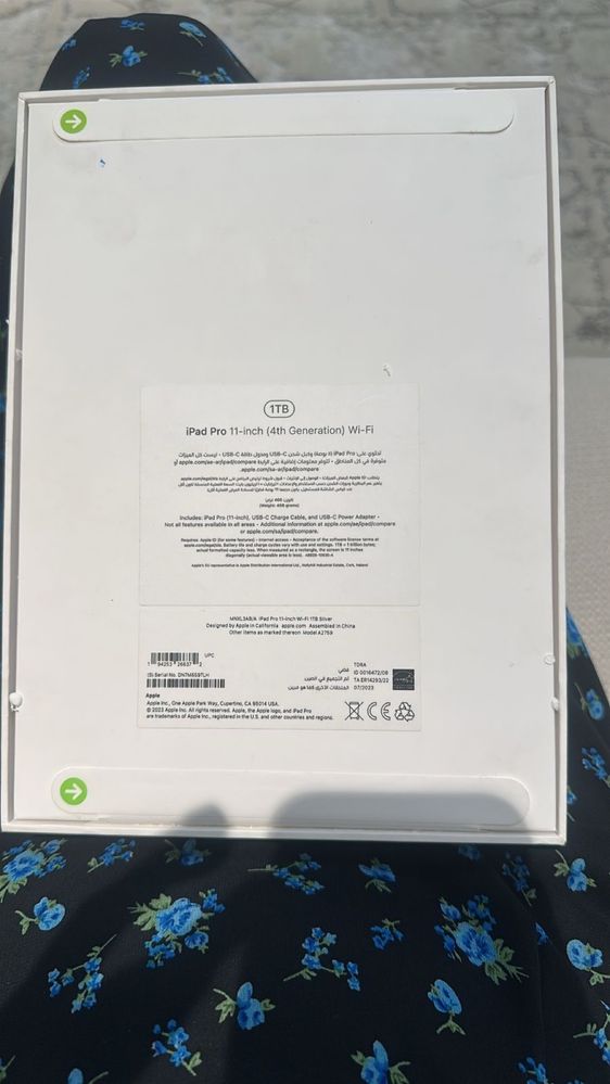 iPad Pro 11-inch (4th Generation) Wi-Fi 1 tb