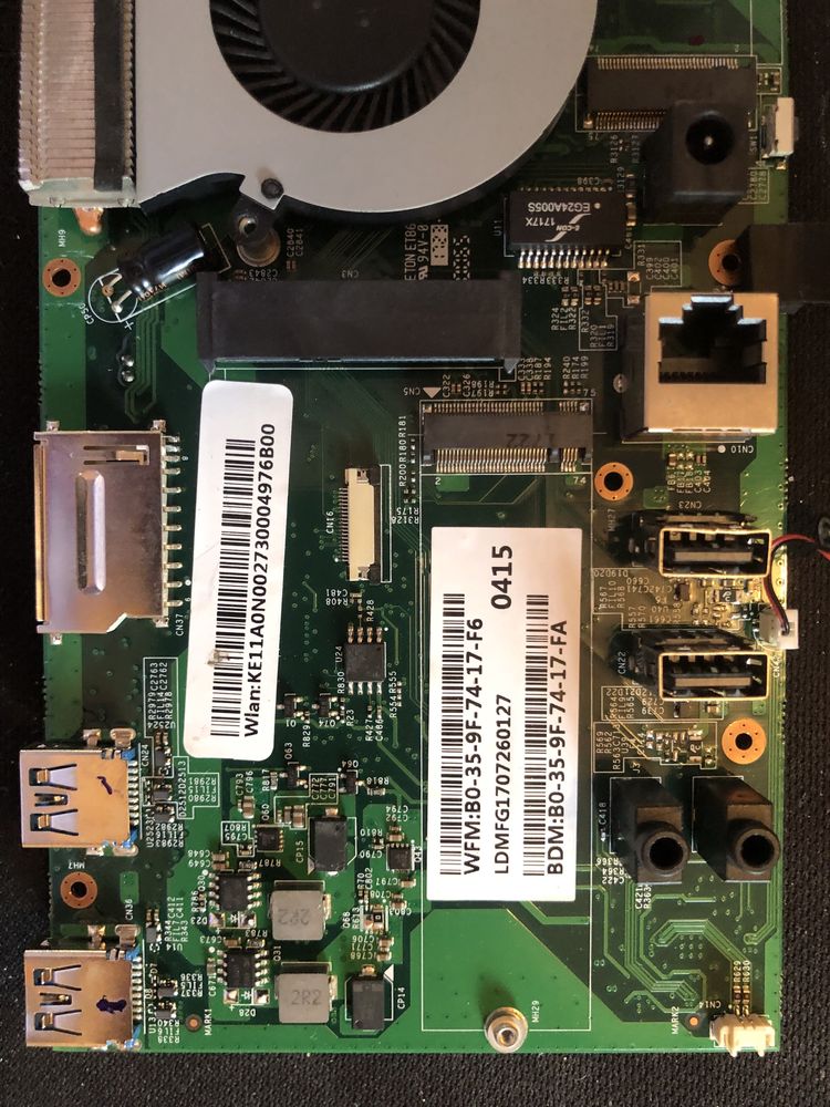 Материнская плата Acer Aspire c20-720 Intel Core i3-7100U