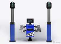 Стенд сход-развал 3D для грузовых автомобилей Техно вектор 7 Тракс