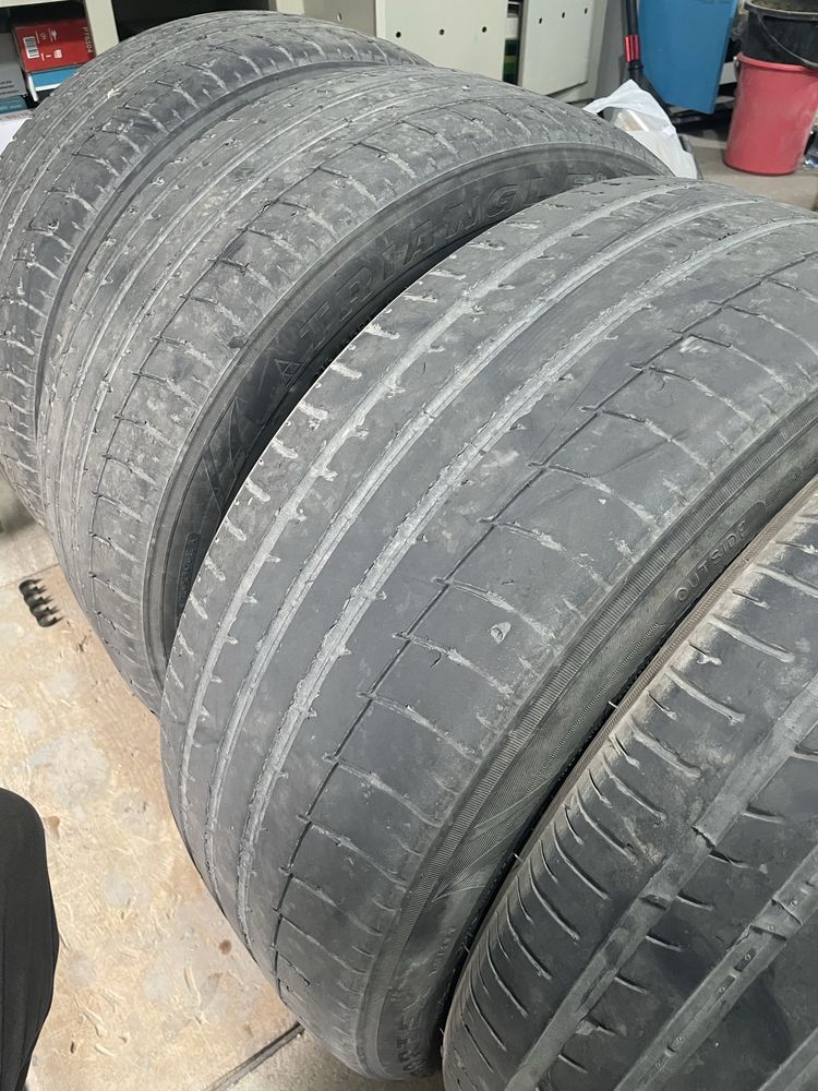 Автошины 215х55х17 б/у
