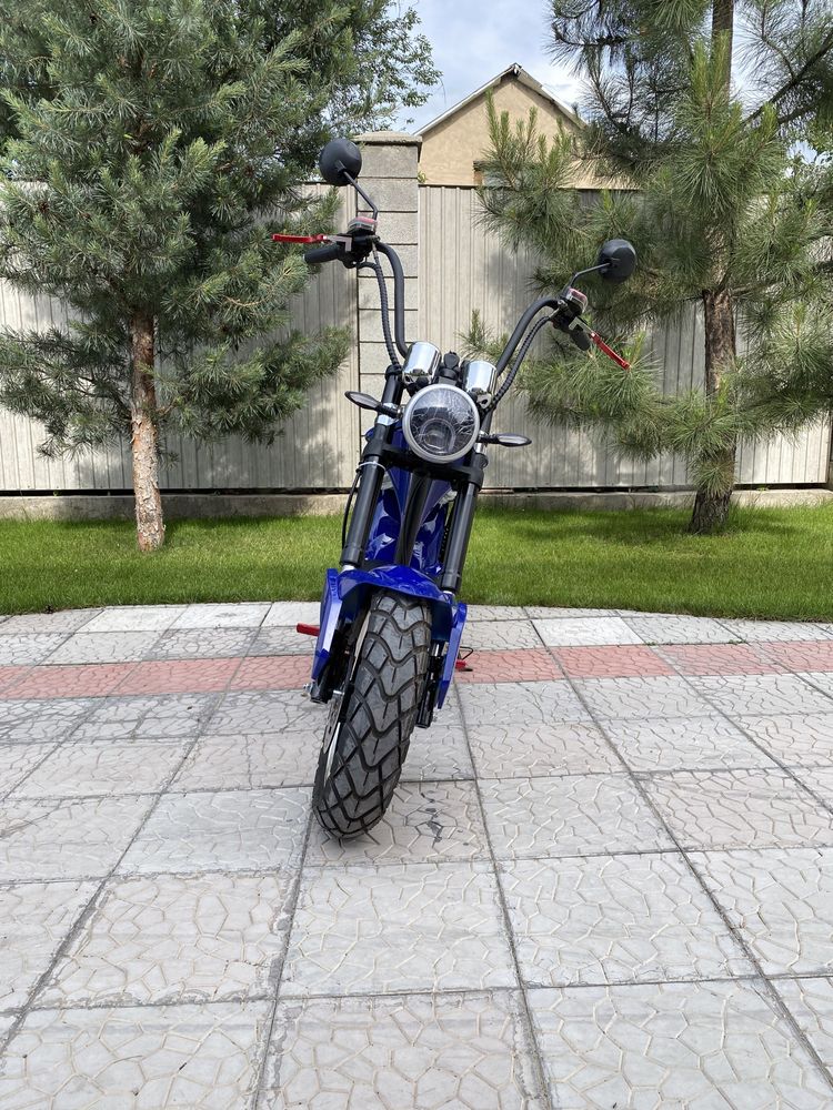 Двигатель: 1500 Вт Максимальная скорость: 60 км/ч батарея: 60 в 20 Ач