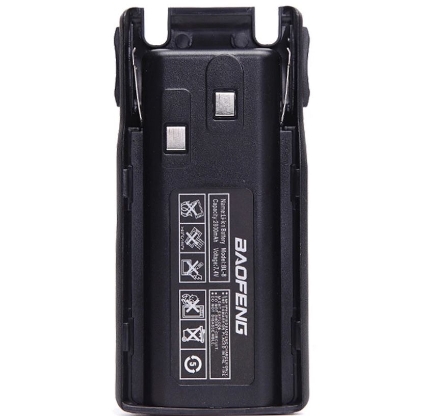 Рации Baofeng UV-82  5W появились батарейки