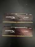 Продам оперативную память hyperx fury rgb ddr4 16gb 3000MHz