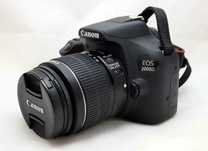 Canon 2000D новый зеркальный фотоаппарат