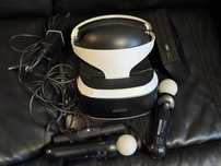 PlayStation VR + 2 move джойстика