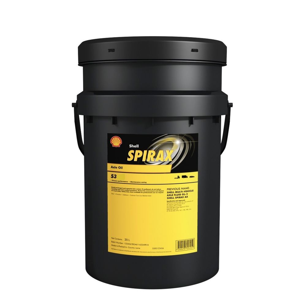 Масло трансмиссионное SHELL SPIRAX S3 AX 85W-140