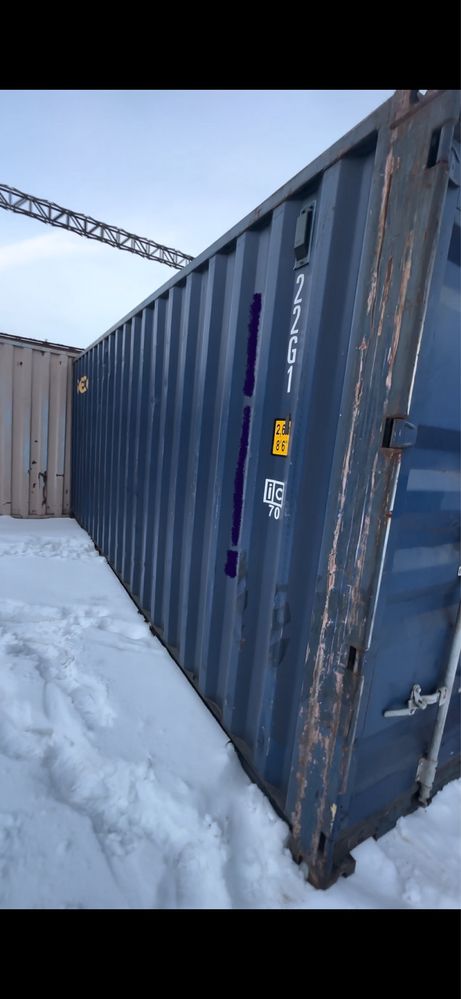 Продажа 40 футовых морских контейнеров