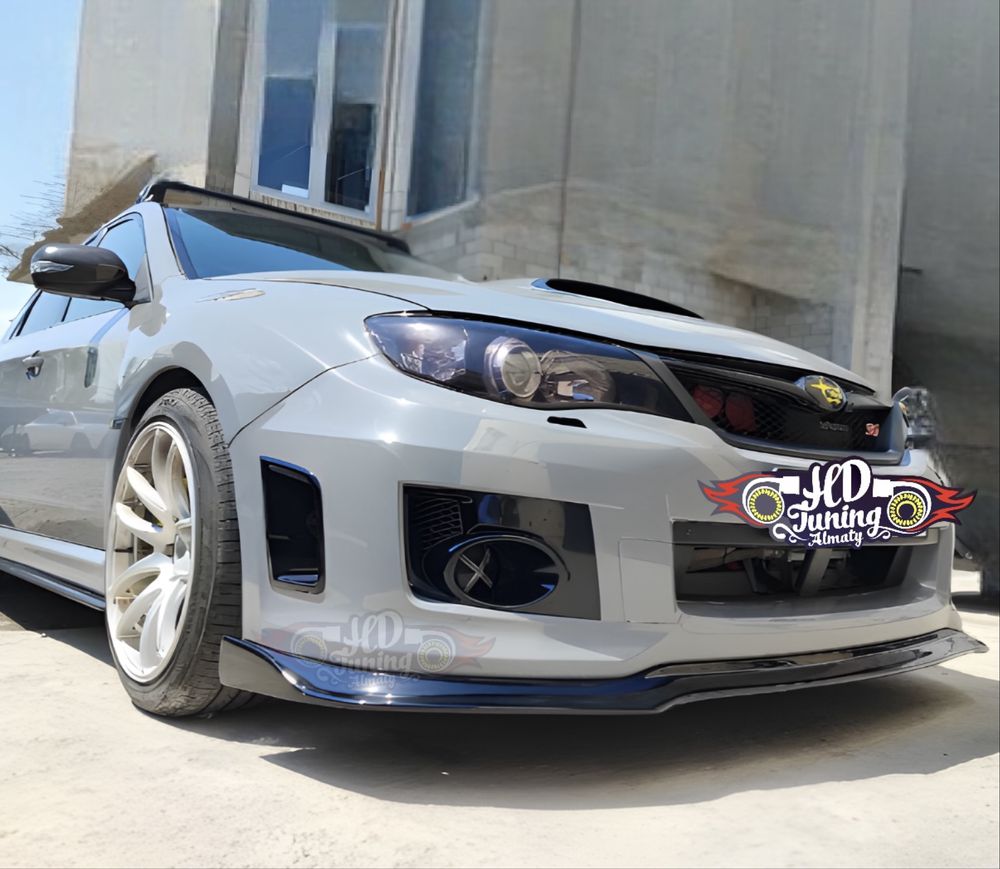 Губа Lip на передний бампер Subaru Impreza GRB