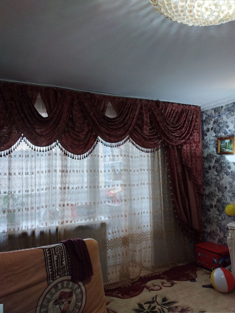 Комплект штор с ламбрекеном