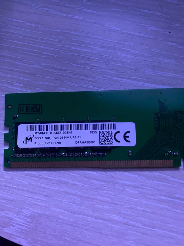 Оперативная память DDR4 1x8gb 2666mhz