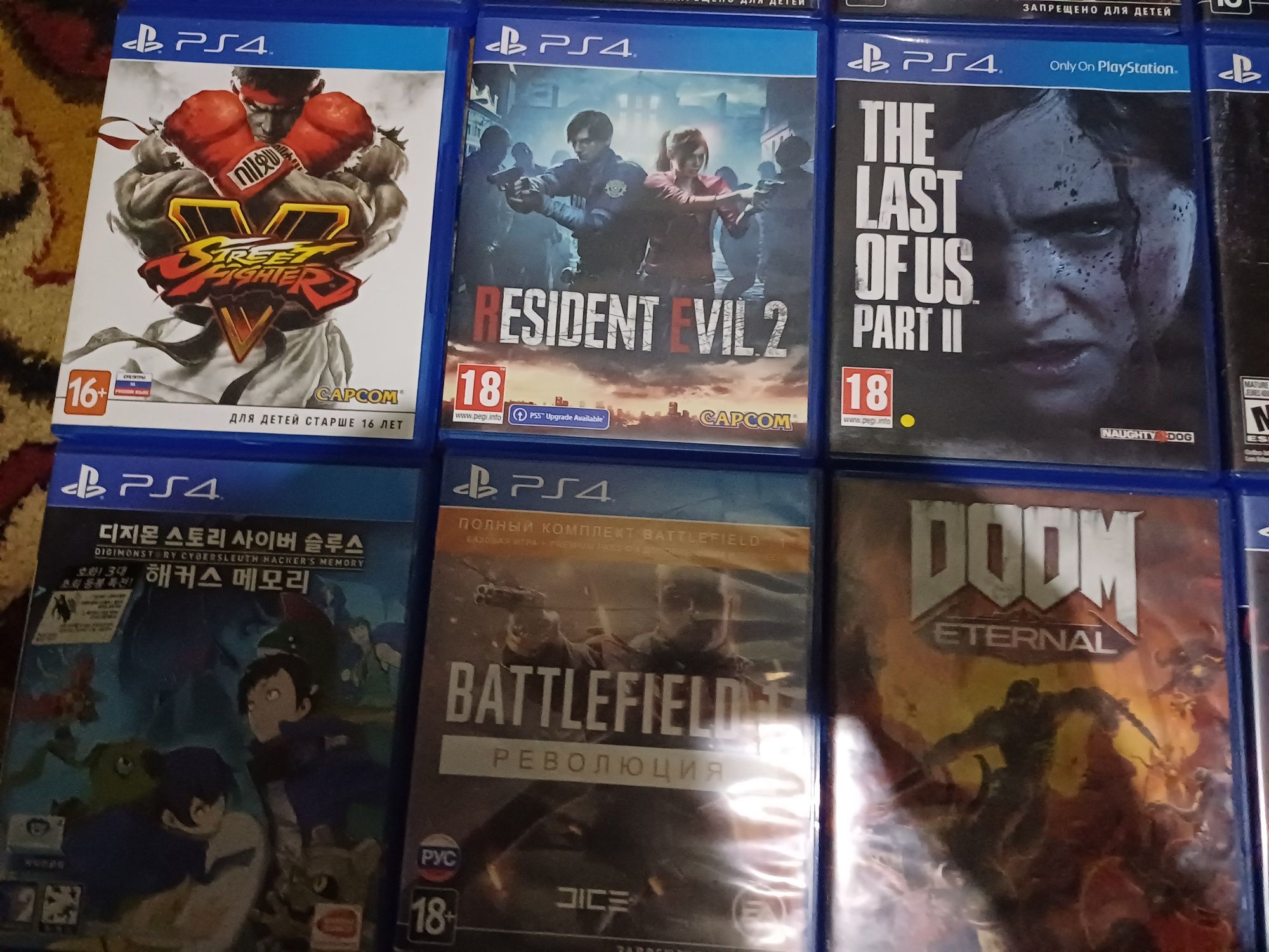 Обменяю игры для ps4 ps5