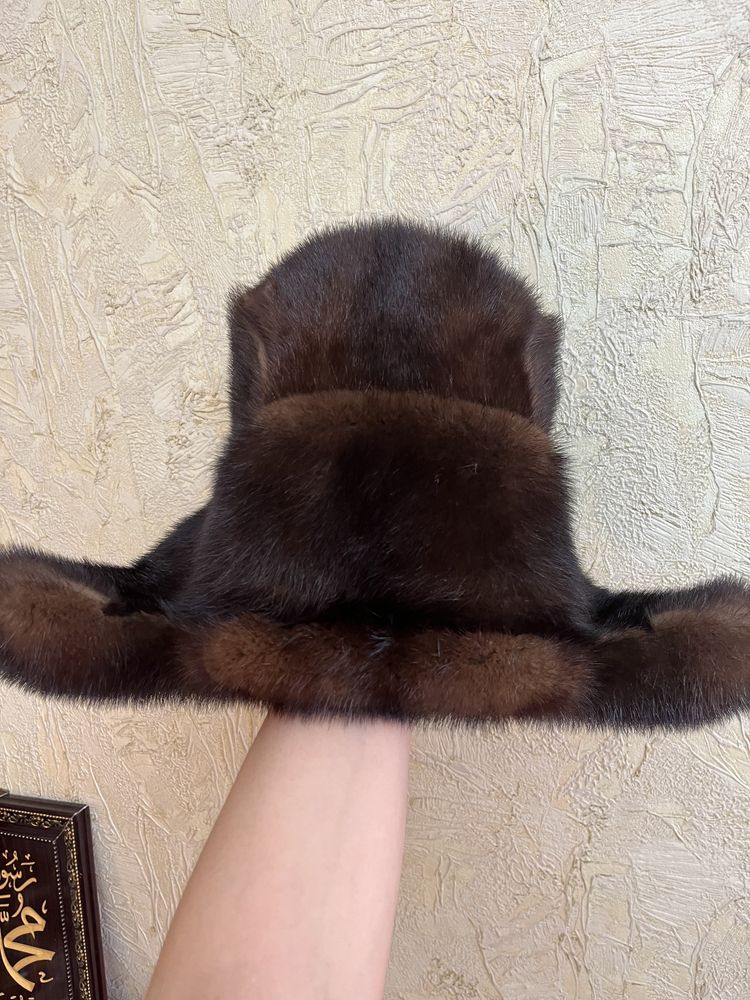 Меховая норковая шапка