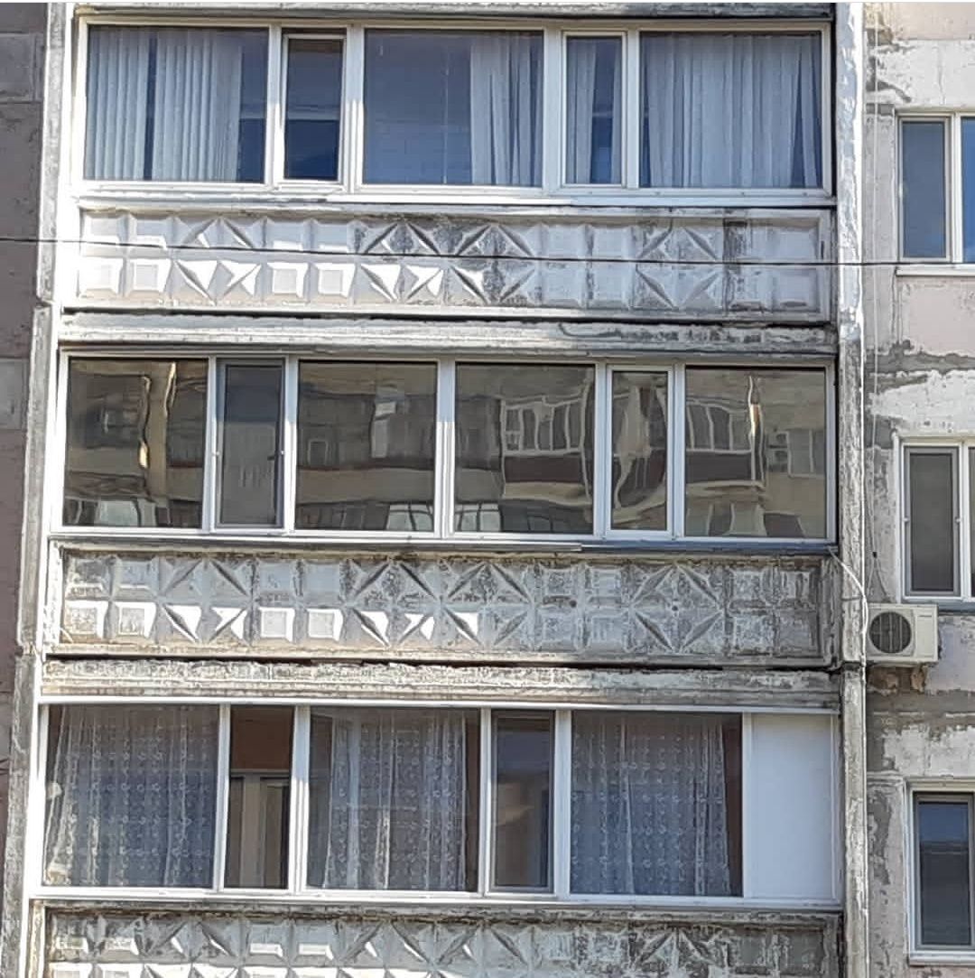 Тонировка балкон, витражных окон.