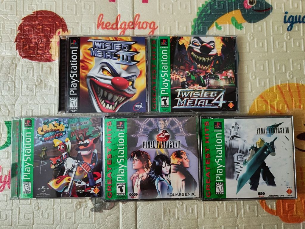 Ps1 игры на дисках лицензионные ntsc/u