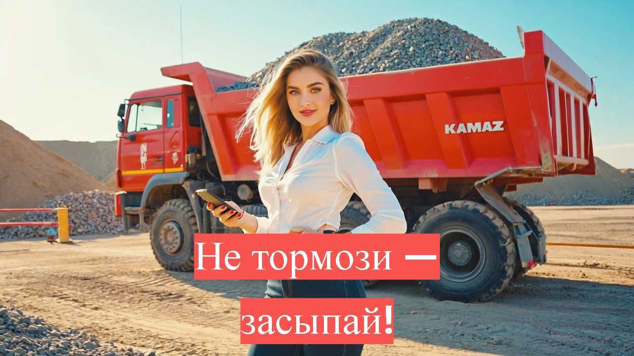Сыпем щебень, как надо! Песок, отсев, ПГС, балласт, грунт 24/7