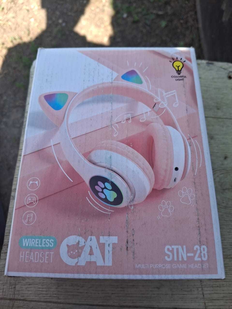 Наушники STN‑28 Cat новые, в коробке