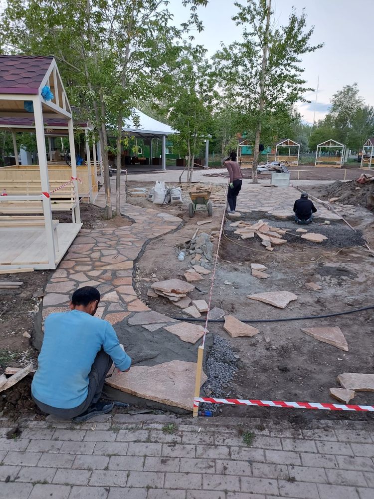 Природный камень плитняк в Астане