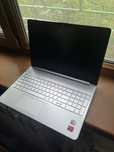 Ноутбук hp 15s + наушники hyperx cloud 2