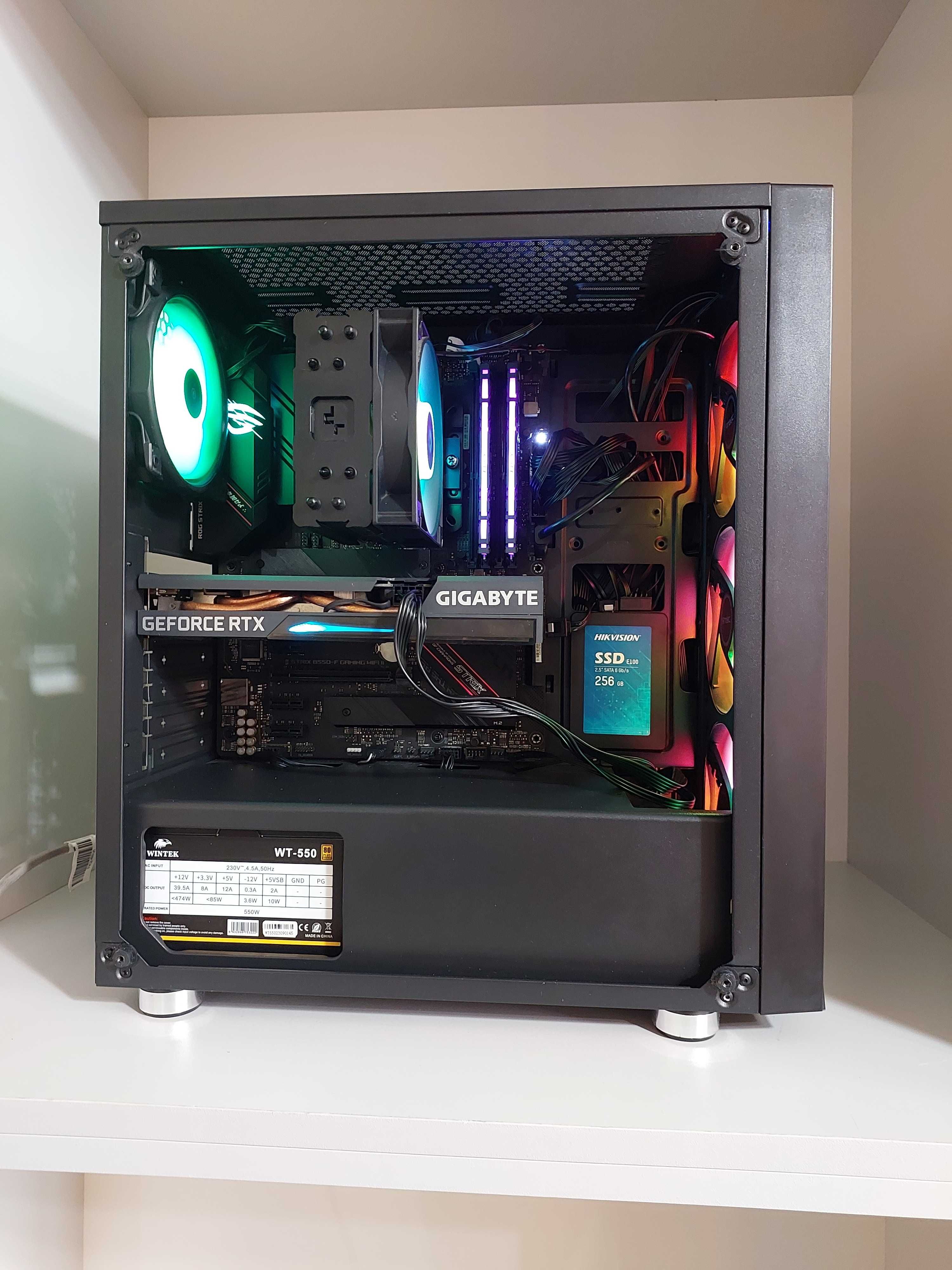 Мощный игровой компьютер Ryzen 5 5600x, RTX3060ti 8gb