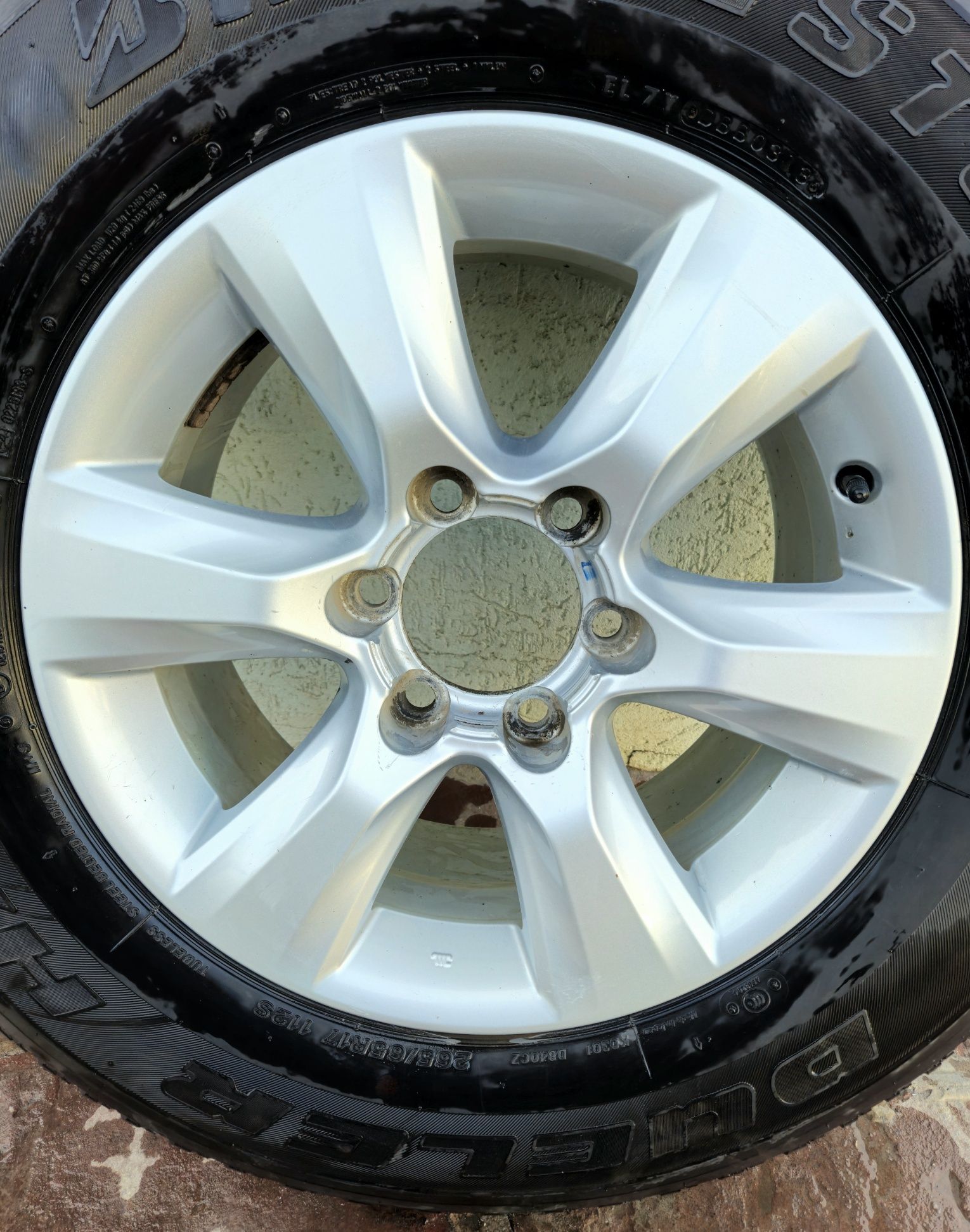 Диск с резиной DUNLOP на Прадо 150 Prado R17 оригинал