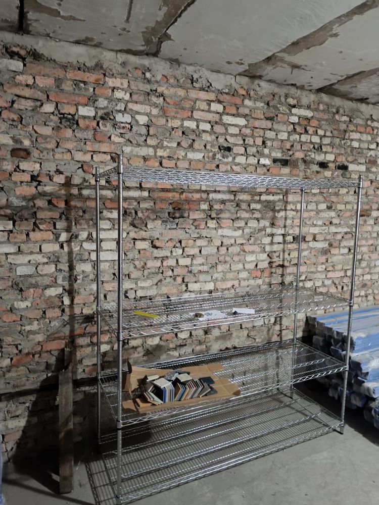 Стеллажи складские, бытовые, торговые для магазинов - полки, витрины