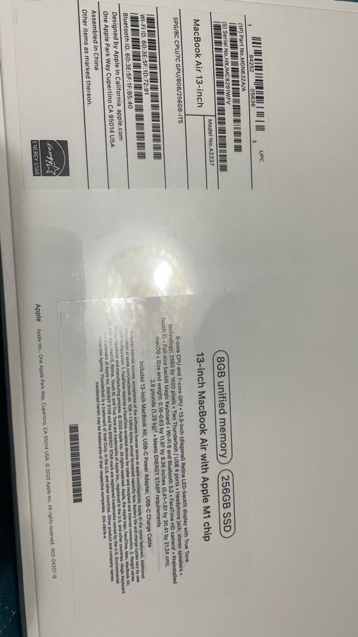 Срочно продам MacBook 13 Air M1