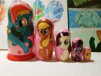 Набор матрёшек My Little Pony.